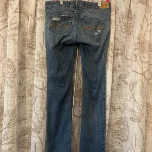 Abercrombie & Fitch Skinny Distressed Jeans Size 2 S 26 X 31 - Picture 4 of 9